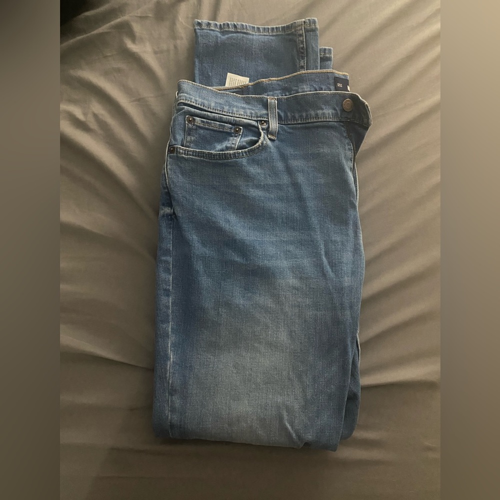 Hollister slim straight medium wash jeans men’s size 38x34